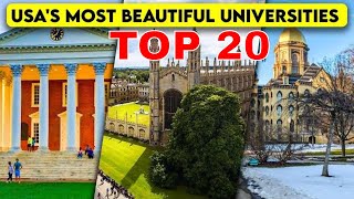 20 Most Beautiful University Campuses in USA