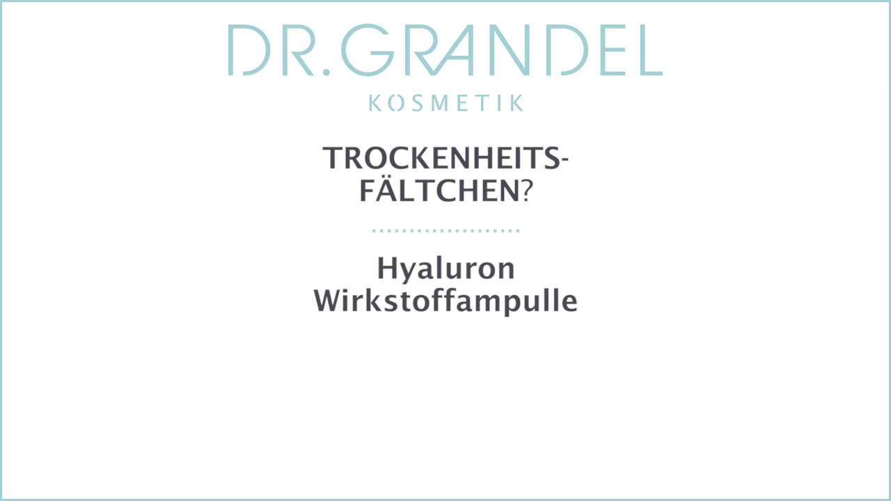 DR  GRANDEL Hyaluron Ampulles