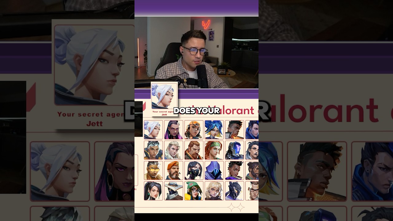Valorant Agent Guess Who w/ @MSVOSCH ❤️‍🔥 #valorant #val