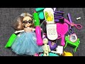 8:47 Minutes Satisfying with Unboxing Princess makeup, bedroom set Cutee mini toys ASMR Kitchen set