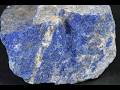 ラピスラズリ (瑠璃) 原石 118g / Lapis Lazuli - YouTube