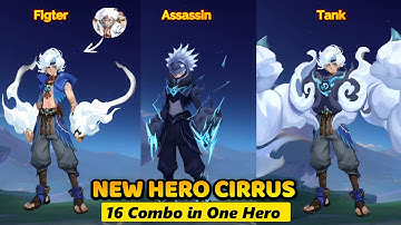 NEW HERO Cirrus is INSANE! Assassin, Fighter & Tank All-In-One! | Mobile Legends Hero 131
