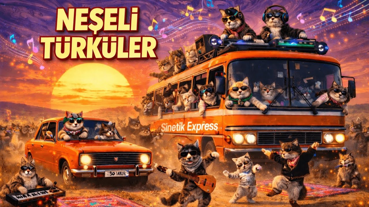 Neşeli Türküler | Uzun Dinleti | Sinetik Müzik Express