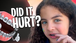 Izzy's GETTING HER BRACES 🦷💉😱 for the First Time (Vlog) | RadFamTv