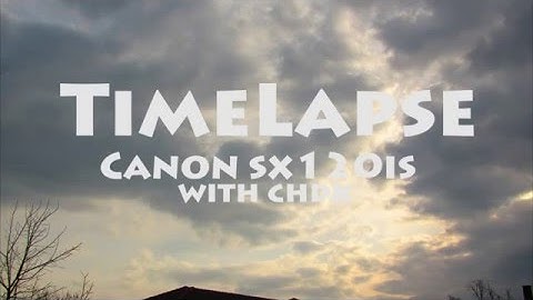chdk TimeLapse 4k #5