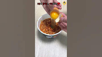 라면으로 계란찜 만들기