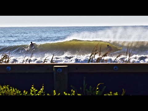 Surfing Dorian&#039;s Swell in Charleston, SC | Folly Beach Washout | Fall 2019