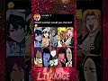Which number would you choose?🤔 #AnimeCommunity #AnimeVibes #AnimeFandom #AnimeTalk #animedaily