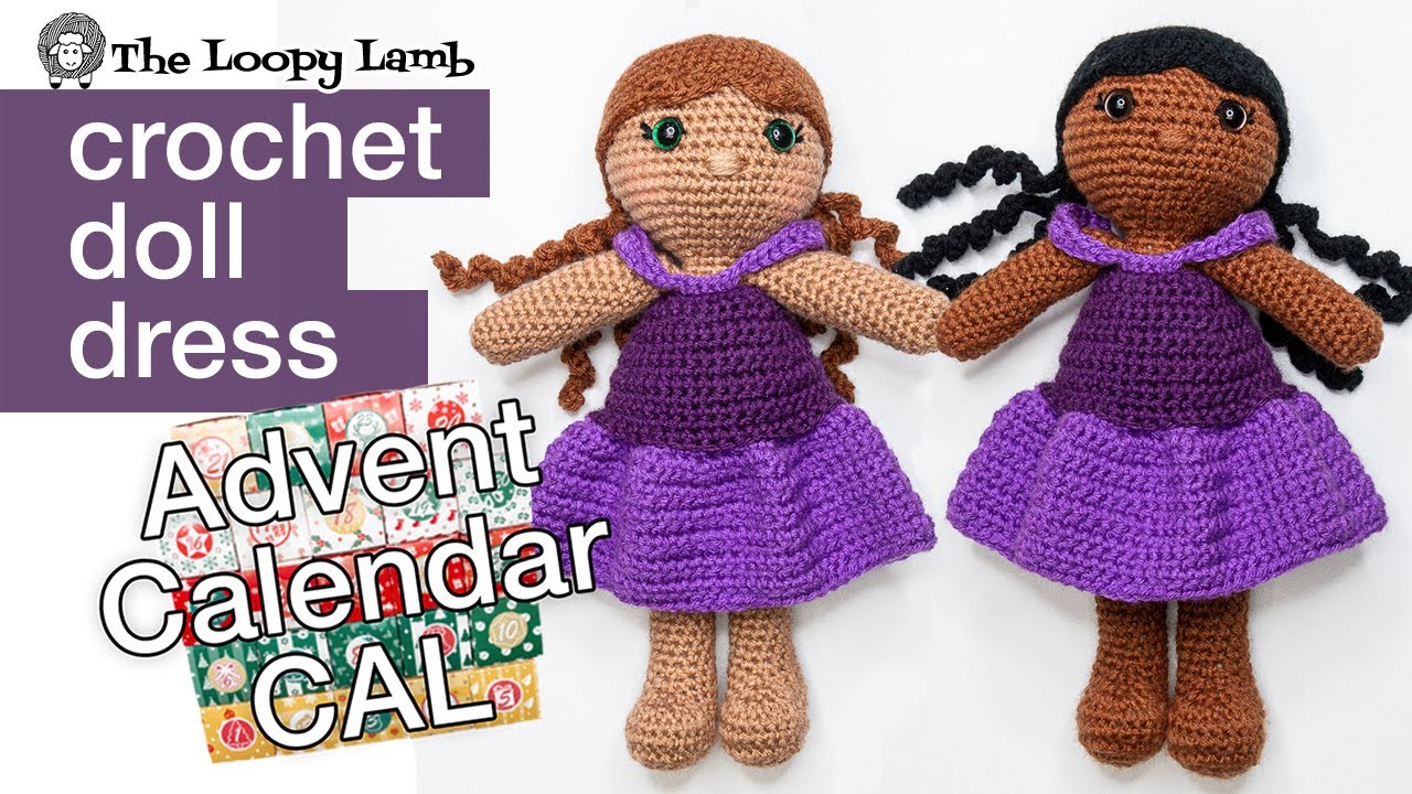 How to Crochet a Doll Dress Free Pattern 