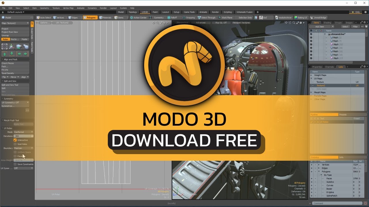 Free Download MODO 3D 2023  New Crack MODO 3D 2023  Free Install MODO 3D 2023  Tutorial