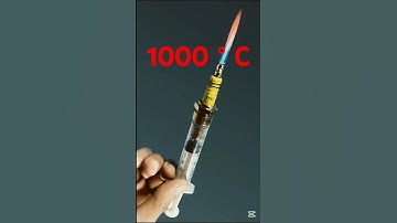 DIY Welding Machine from Spark Plug & Syringe – It Actually Works! #shortvideo #short #shortsvideo