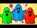 세 가지 색의 유령 👻👻👻 지하실에 유령 🕸 유령 👻 동물에 가요🐾 동요 모음 | 안전  | 만화 컬렉션🕸 Dolly and Friends