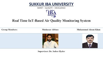 Real Time IoT-Based Air Quality Monitoring System