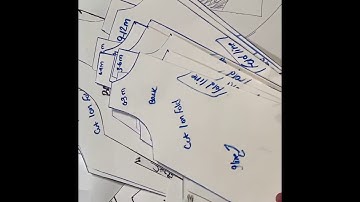 How to transfer sewing patterns to  Poster-board for repeated use