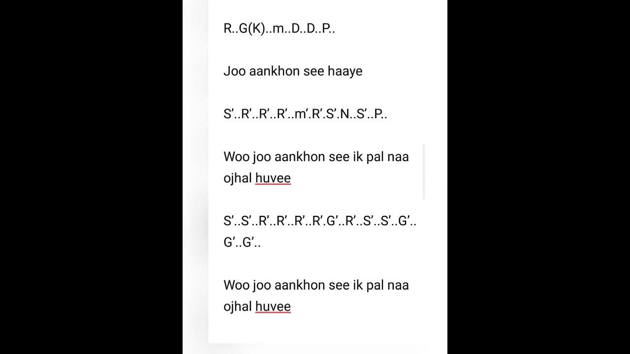 Dekhte dekhte song sargam and flute/harmonica notes YouTube