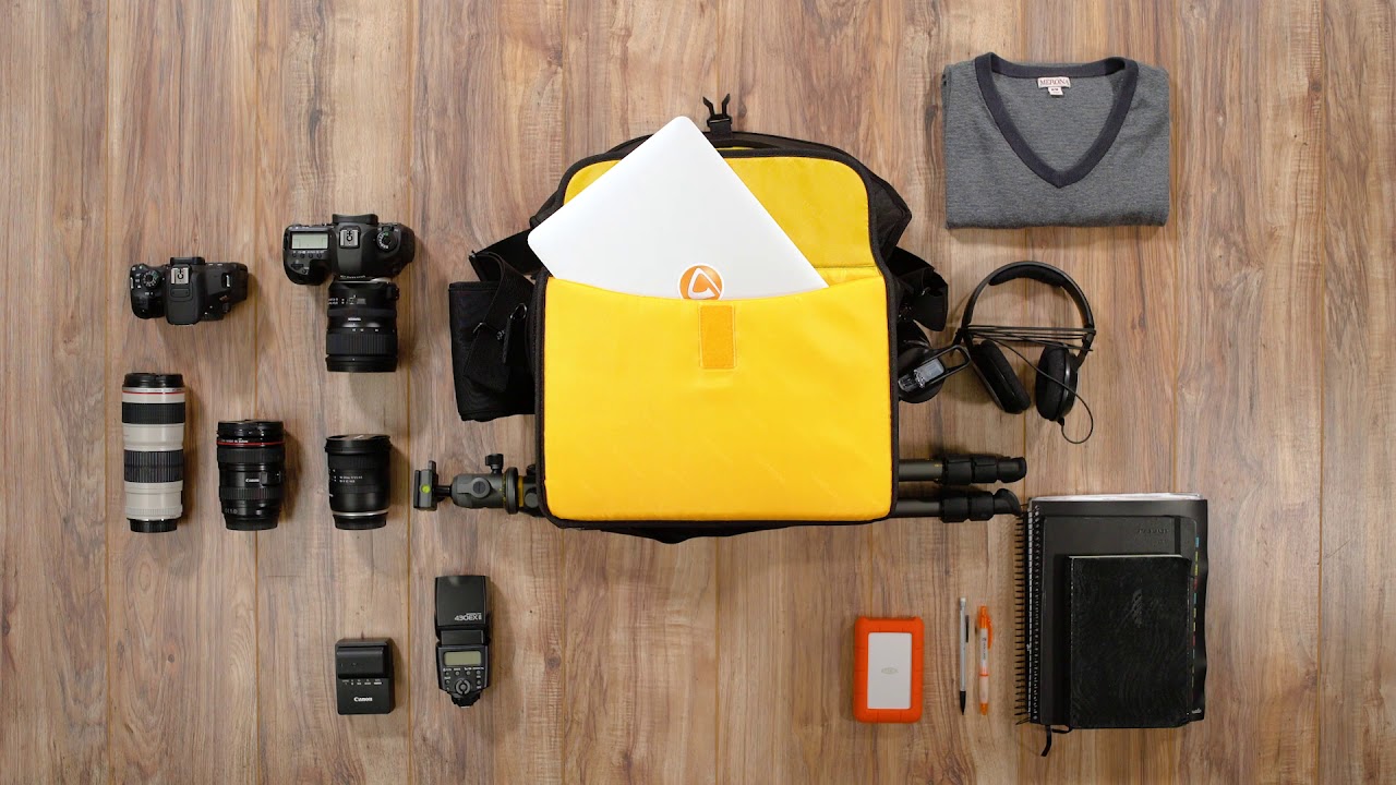 バンガード 大容量メッセンジャーバッグ「ALTA ACCESS」収納例