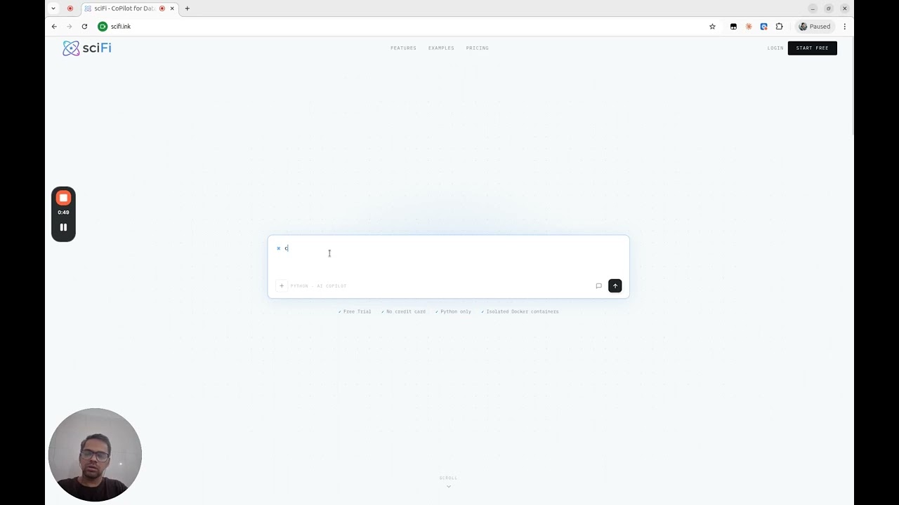 sciFi product demo: data analysis, ML pipeline, and fine-tuning AI models