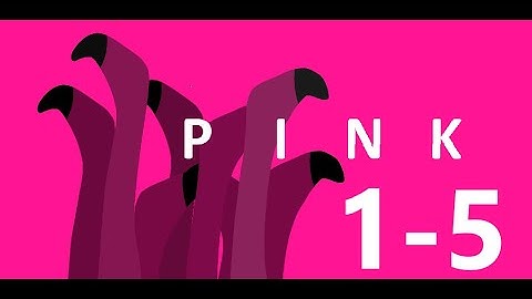 pink (game): Levels 1 2 3 4 5 Walkthrough (by Bart Bonte)