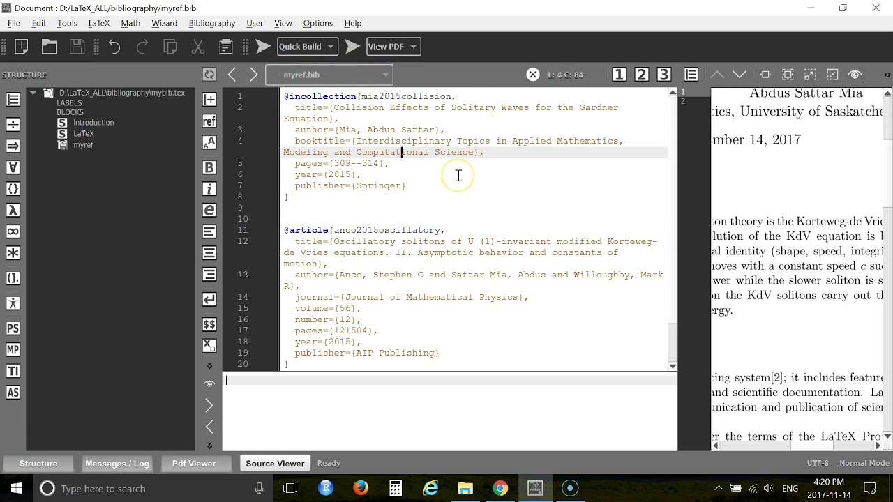 Bibliography in LaTeX Part 14 YouTube