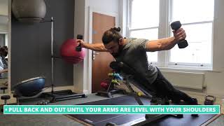 How To Do Reverse Flyes with External Rotation | Exercise Demo