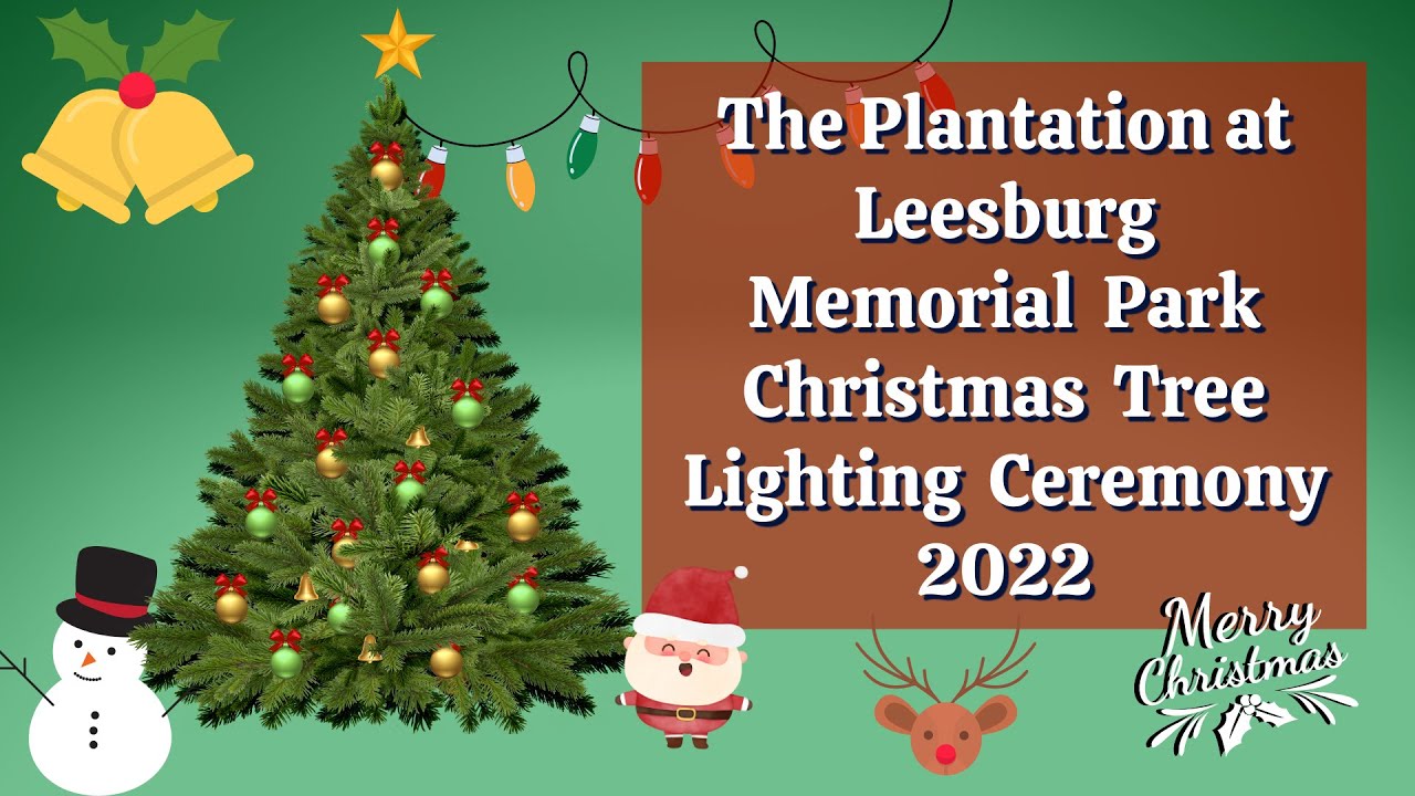 PAL Memorial Park Tree Lighting 2022 YouTube
