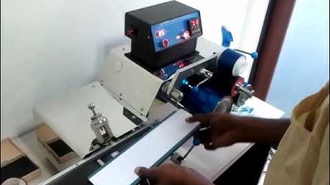 Ink Proofing in Lloyds Automatic Ink Proofer (Printability Tester)