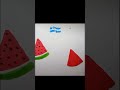 Watermelon#drawing easy art |#comment#like#subscribe|step by step tutorial|@be creative with lechu