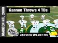 Madden NFL Oakland Raiders QB Rich Gannon dissects the Green Bay Packers defense for 4 touchdowns.