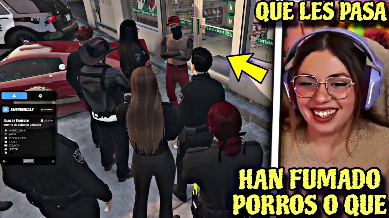 LA REACCIÓN DE CAROLINAKELSEN AL VER CÓMO OPERA EL CAPITÁN CHUCK (NEXXUZ) Y SU UNIDAD ESPECIAL 😆