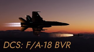 DCS: F/A-18 BVR Night Time Flight never looked so good in Full HD 60 FPS