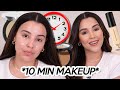 QUICK & EASY 10-MINUTE MAKEUP USING DRUGSTORE MAKEUP PRODUCTS!