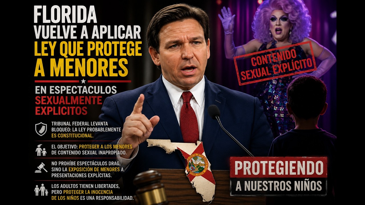 Florida Reactiva Ley para Proteger a Menores de Espectáculos Sexualmente Explícitos