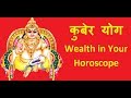 कुबेर योग || Wealth in Your Birth Horoscope || Vedic & KP Astrology