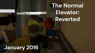 Celebrity The Normal Elevator: Reverted January 2016 Profile