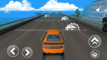 DEADLY RACE - Walkthrough Gameplay Part 1 - Speed Car Bumps Challenge