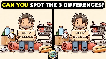 🐢🧩 Spot 3 Differences | Mind-Bending Challenges 🧩🐢