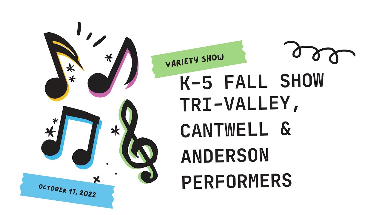 Fall K-5 Variety Show 2022 - YouTube