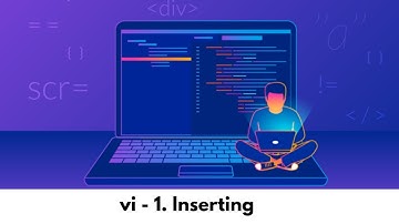 vi - 1. Inserting