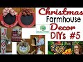 CHRISTMAS FARMHOUSE DOLLAR TREE DECOR DIYs #5 #burlapfabric.com #masonjar