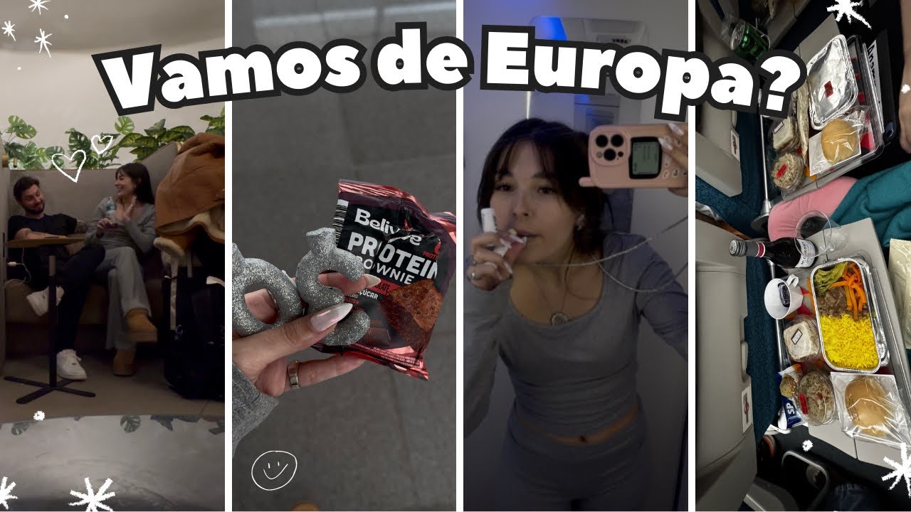 ENTRE AVIÕES, CONEXÕES E SALAS VIP | nosso caminho e início de viagem para Europa 