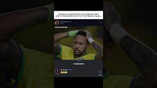 Neymar is being left out of Brazil Sqad 😳💔 #neymar #brazil #football #trending #viral #shorts