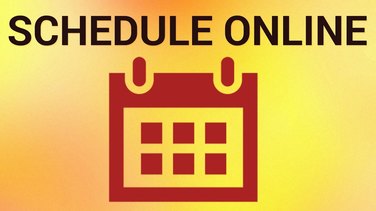 how to create online schedule youtube create schedule online