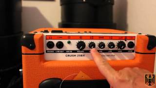 Orange Crush PiX CR25BX Bass Amp Review