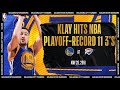 Klay Hits Playoff Record 11 3s   NBATogetherLive Classic Game