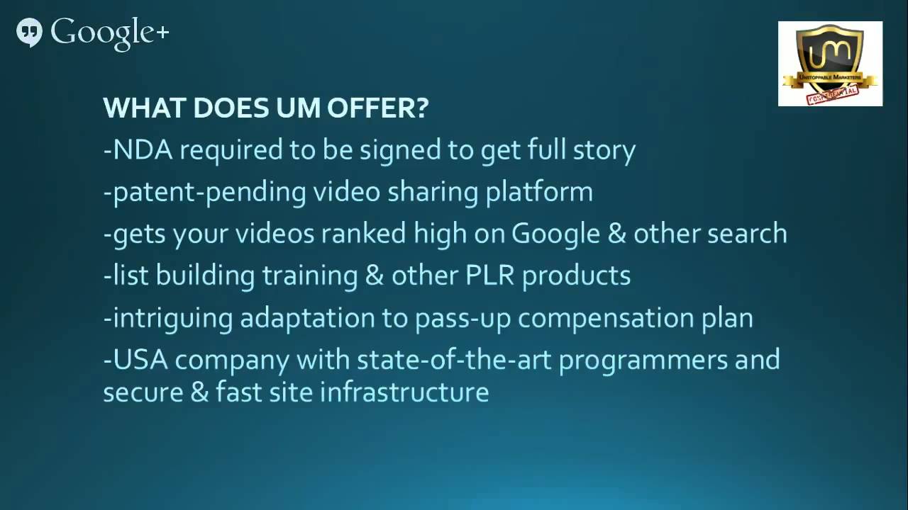 Unstoppable Marketers   Pre Pre Launch July 7, 2014