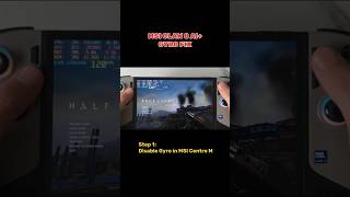 MSI Claw 8 AI+ Gyro Not Working? Do THIS. #msiclaw8 #gaming #handheldgaming