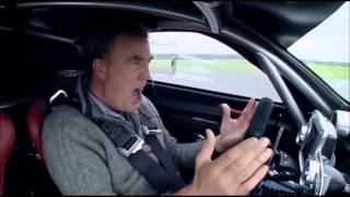 Clarkson drives a Zonda R like a maniac