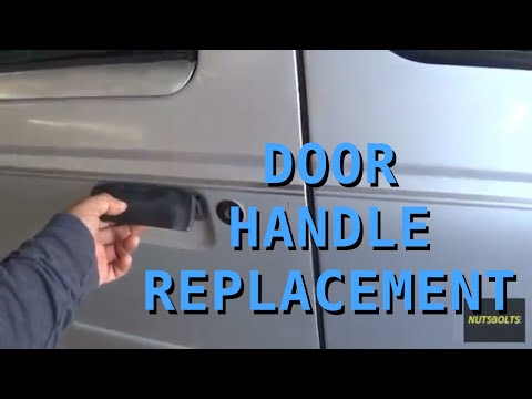 How to Replace an Exterior Door Handle (Ford Ranger) 