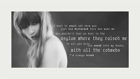 Taylor Swift - Who's Afraid Of Little Old Me? (Official Lyrics Video)