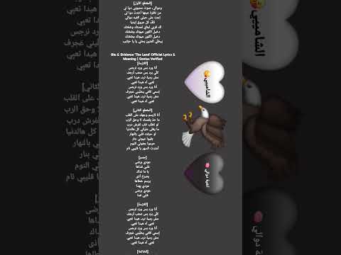 كلمات اغنية الشامي دوالي